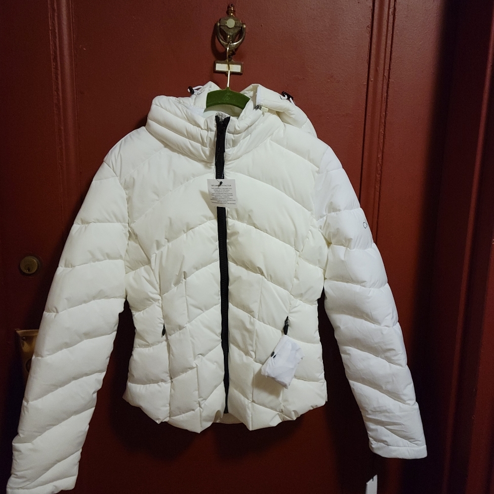 Calvin Klein Infinite Stretch White Jacket Size PXL - Picture 1 of 16